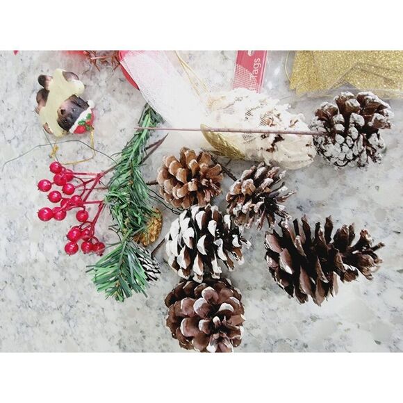 Lot Of  Vintage Christmas Ornaments For Crafts Or Decor Variety Some German‎ - Picture 2 of 11